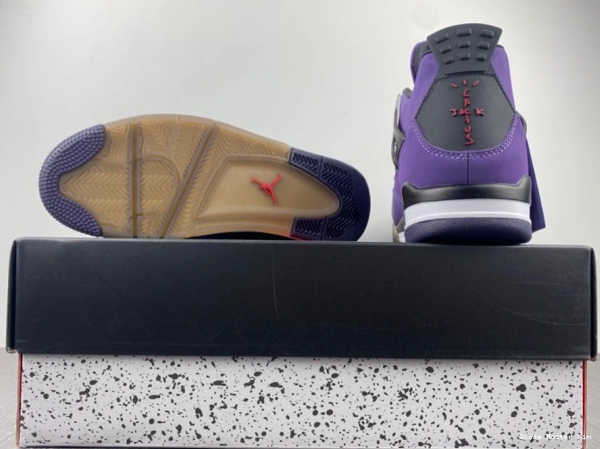 766296 FAMILY) LN4 AND PURPLE 4 JORDAN RETRO (FRIENDS SCOTT TRAVIS 0705